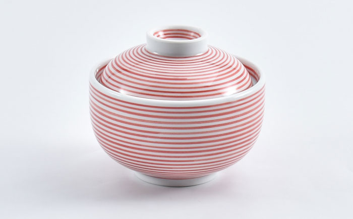 【ロマ佐賀】【有田焼】ミニ小蓋物　青赤2個 / 焼き物 磁器 / 佐賀県 / 株式会社まるぶん [41APCD084]