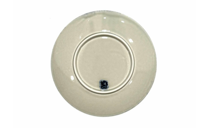 【有田焼】チェックブルー15cmプレート2点セット 喜鶴製陶所 24to3 / 食器 / 佐賀県 / 株式会社西富陶磁器 [41APCJ013]