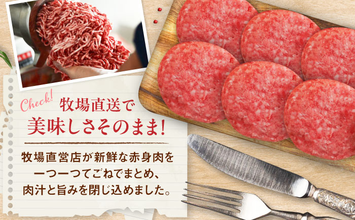 【ロマ佐賀】佐賀牛100％ハンバーグ 4個（1個130g） / 簡単調理 加工肉 / 佐賀県 / 有限会社佐賀セントラル牧場 [41ASAA078]