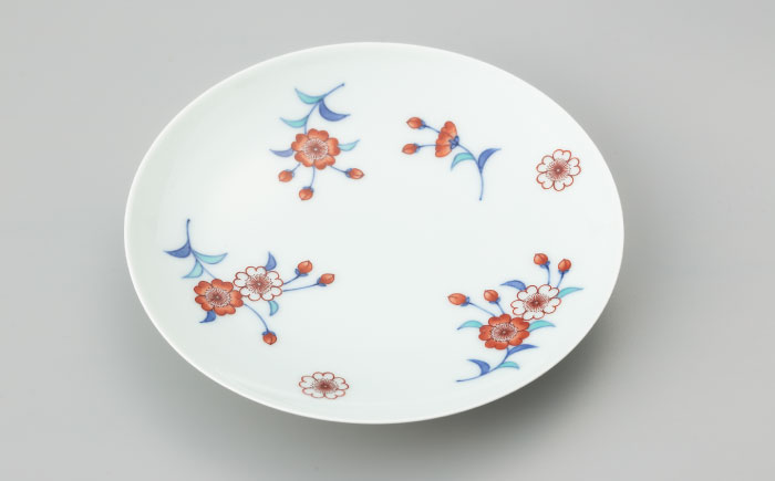 【有田焼】重要無形文化財 桜絵 碗皿  / 佐賀県 / 今右衛門焼佐賀店有銘堂 [41AAAY009]