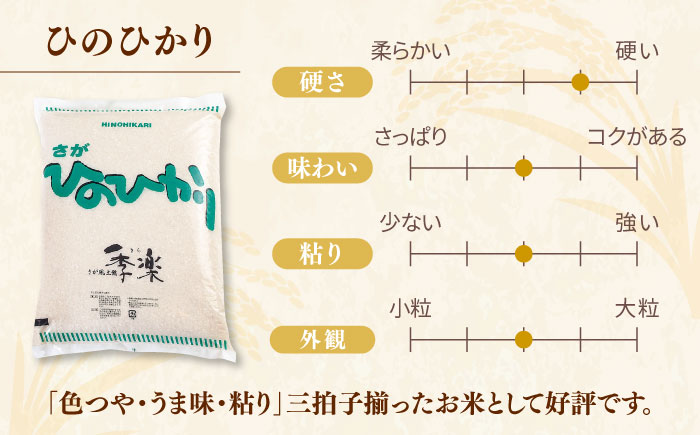 令和6年産 さがひのひかり 約9kg / 精米 /  佐賀県 / さが風土館季楽 [41AABE092]