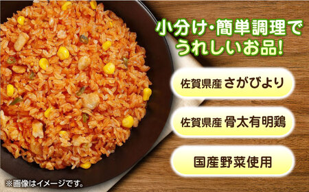 【全3回定期便】チキンライス 鶏ごぼうピラフ えびピラフ 3種食べ比べ 計30食分（250g×10袋×3回）/ 冷凍食品 / 佐賀県 / さが風土館季楽 [41AABE093]