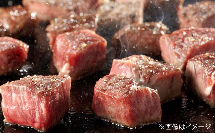 佐賀牛 サイコロステーキ 500g（250g×2P） / 牛肉 / 佐賀県 / 織田精肉店 [41ADAB001]