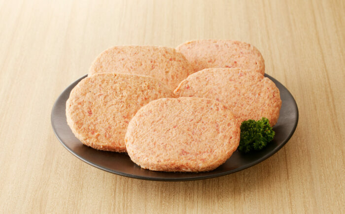 生ハンバーグ 計700g（140g×5個入）特製ソース付 / 簡単調理 加工肉 / 佐賀県 / マルフクフーズ [41AOCS066]