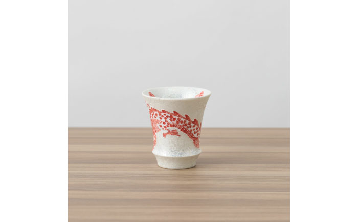 【有田焼】 匠の蔵シリーズSAKE GLASS（水龍火龍セット） / 日本酒グラス / 佐賀県 / 株式会社深海三龍堂 [41APAD033]