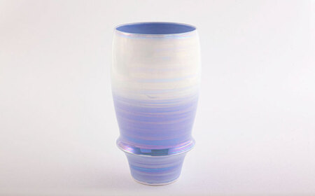 【有田焼】【其泉】ビアグラス オーロラ ブルー / コップ / 佐賀県 / 株式会社賞美堂本店 [41APAQ007]