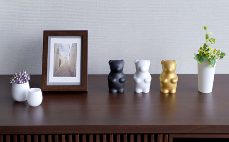 【有田焼】【其泉】momoco bear やま平窯 3体セット / 置き物 / 佐賀県 / 株式会社賞美堂本店 [41APAQ032]