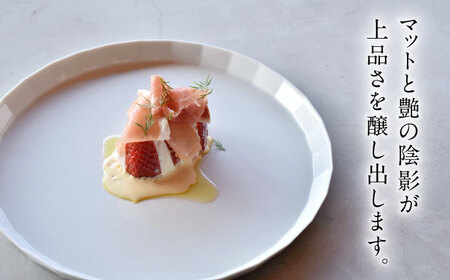 【ロマ佐賀】【有田焼】UTSUA Plate Large/Gloss white プレート大  / 食器 / 佐賀県 / 株式会社まるぶん [41APCD050]