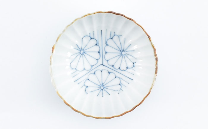 【ロマ佐賀】【有田焼】菊形小付4点 / 焼き物 磁器 / 佐賀県 / 株式会社まるぶん [41APCD086]