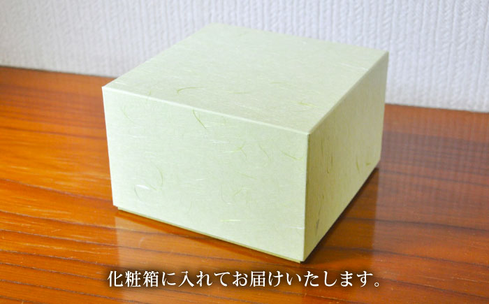 和紙染草花文飯碗（小） / 焼き物 / 佐賀県 / 尾崎焼 日の隈窯 [41AJBS001]