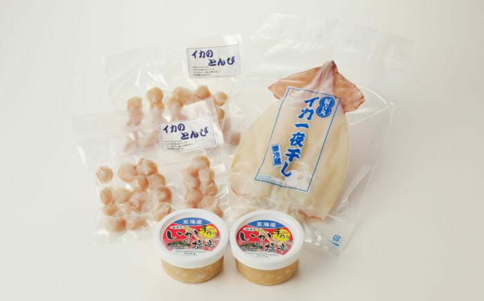 お酒が進む！イカの珍味 3点セット（塩辛/とんび/一夜干し） / いか / 佐賀県 / 丸福水産 [41AOCS008]