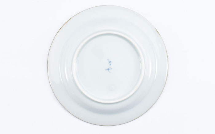 【ロマ佐賀】【有田焼】つる花唐草リムプレート2枚組 / 焼き物 磁器 / 佐賀県 / 株式会社まるぶん [41APCD074]