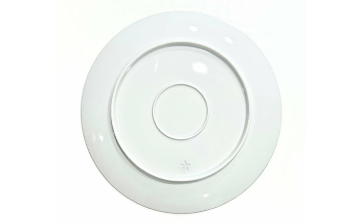 はなてん模様21cmプレート2点 副久製陶所 24to3 / 吉田焼 / 佐賀県 / 株式会社西富陶磁器 [41APCJ016]