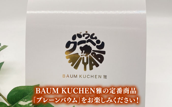 佐賀県産小麦を自家製粉！プレーンバウムクーヘン 1箱 / スイーツ / 佐賀県 / BAUM KUCHEN雅 [41ATAA001]