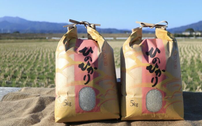 1年がかりのれんげ米（ひのひかり）10kg（5kg×2袋） / 精米 / 佐賀県 / 永尾産ち [41AAAC008]