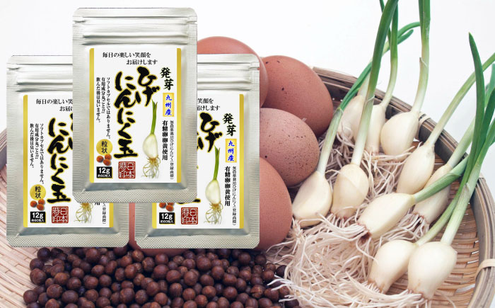 ひげにんにく玉 3袋（1袋60粒入） / 健康食品 / 佐賀県 / 日本にんにく [41AAAO003]