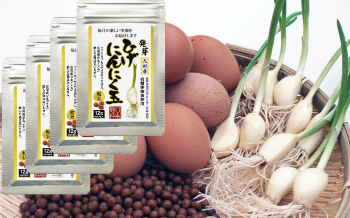 ひげにんにく玉 4袋（1袋60粒入） / 健康食品 / 佐賀県 / 日本にんにく [41AAAO004]