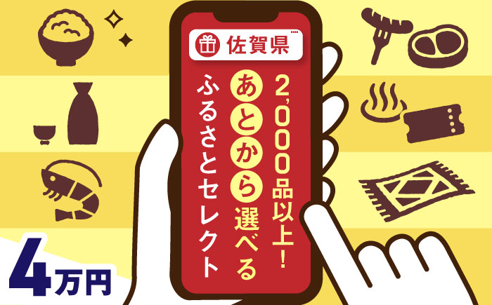 【あとから選べる】佐賀県ふるさとギフト 4万円分 [41AAZY002]