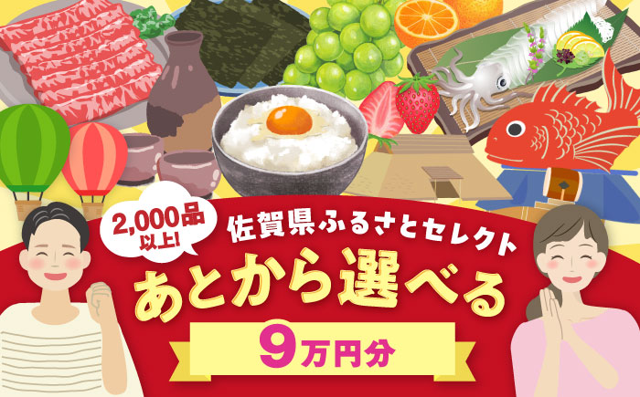 【あとから選べる】佐賀県ふるさとギフト 9万円分 [41AAZY007]