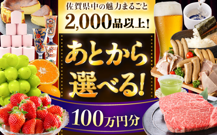 【あとから選べる】佐賀県ふるさとギフト 100万円分 [41AAZY010]