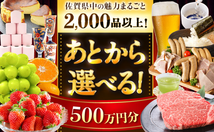 【あとから選べる】佐賀県ふるさとギフト 500万円分 [41AAZY014]