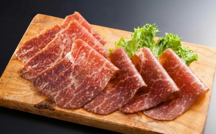 佐賀産和牛生ハム（赤身モモ）計120g （40g×3パック） / 加工肉 / 佐賀県 [41AECT019]