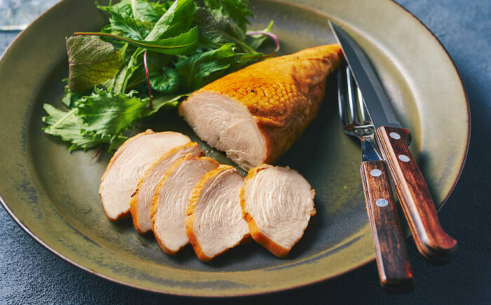 ローストチキンとスモークチキン 約1.2kg（約600g×2種） / 加工肉 / 佐賀県 [41AECT020]