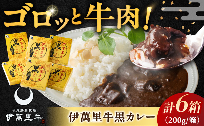 伊萬里牛黒カレー 6食分（200g×6箱） / レトルト / 佐賀県 / まつお食肉卸株式会社 [41AECZ016]