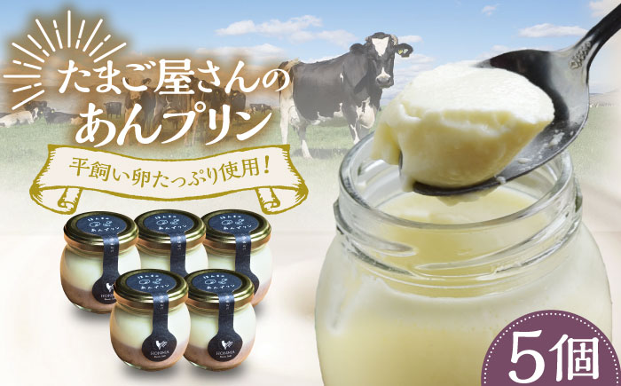 あんプリン 5個 / スイーツ / 佐賀県 / 本間農園 [41AJAA006]
