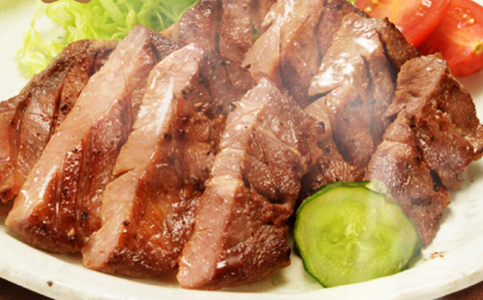 厚切り牛タンステーキ 約380g（85g-95g×4枚） / 牛肉 / 佐賀県 / マキハラ [41AOCS039]