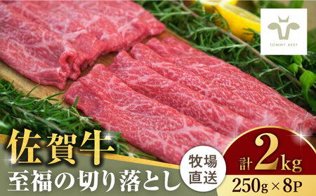 【ロマ佐賀】佐賀牛至福の切り落とし 計2kg（250g×8袋）/ 牛肉 / 佐賀県 / 有限会社佐賀セントラル牧場 [41ASAA029]