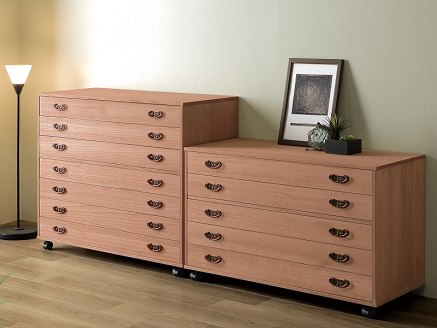 桐たんす 総桐柿渋染めチェスト PA-1005：C149-016