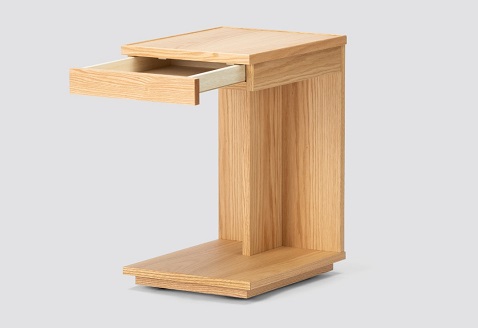 ジラーレ35サイドテーブル Oak【諸富家具】：C137-004