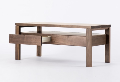 ヴィータ90コーヒーテーブル D40 WN【諸富家具】：C327-004