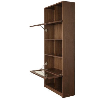 クォータ80キャビネット 2ドア WN【諸富家具】：C503-002