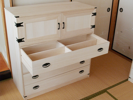 桐たんす 総桐着物タンス DK-7：C187-006