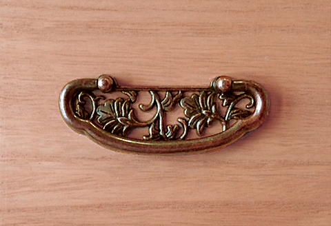 桐たんす 柿渋染め総桐着物収納ケース1段：B650-006