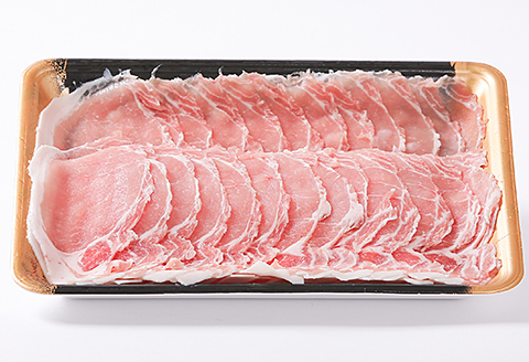 肥前さくらポーク ロースしゃぶしゃぶ用 500g：B110-014