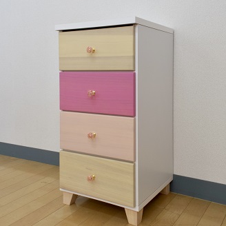 40チェスト4段 スプラウト【諸富家具】：B535-005