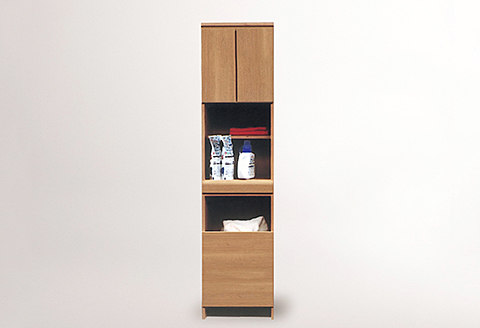 45幅ランドリー隙間収納（NA）【諸富家具】：C129-004