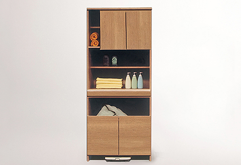 75幅ランドリー収納（NA）【諸富家具】：C150-042