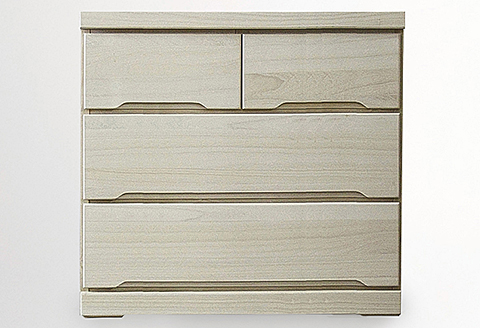 75-3LCD奥深 押入れ収納（白）【諸富家具】：C113-013