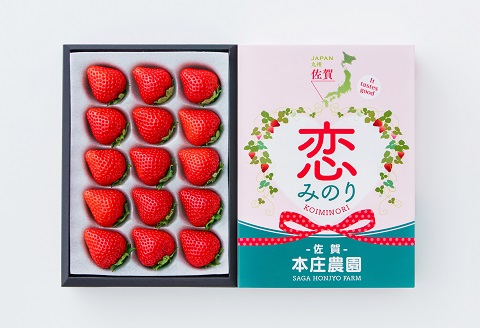 【贈答品】 特別栽培 イチゴ 恋みのり 化粧箱 （450g）×2箱 1月中旬～4月発送 苺 いちご フルーツ 果物 贈答 ギフト プレゼント 佐賀県 佐賀市：B240-025