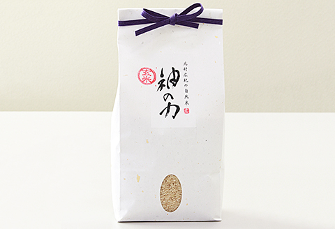 佐賀県特別栽培農産物認証！！自然米「神の力」1kg：B285-003