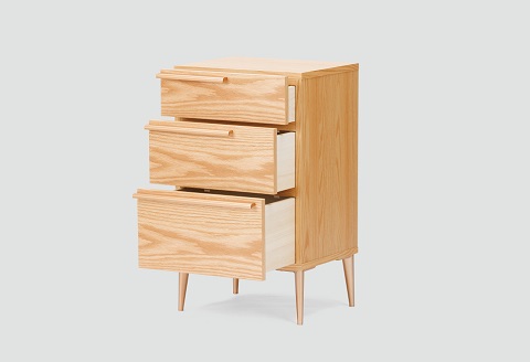 ボセト 45ドロワー Oak／カッパー脚【諸富家具】：C226-005