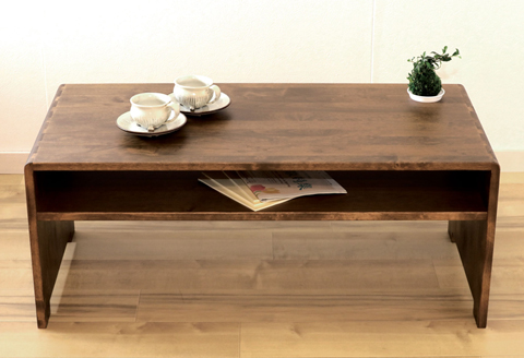 kumukumu100センターテーブル　WN色【諸富家具】：C176-007