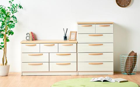 アベニール 110-3段 チェスト【諸富家具】：C143-015