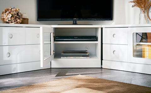 コーナーテレビボードセット フェアリー【諸富家具】：C261-004