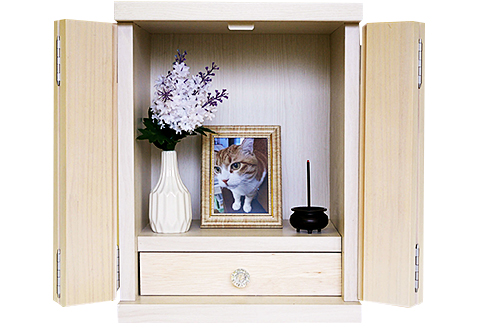 メモリアルボックス虹M（4枚戸）【諸富家具】：B550-001