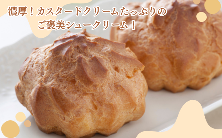 ハルツのシュークリーム 3個 創業40年 スイーツ 洋菓子 お菓子 おやつ デザート 小分け 個包装 ご褒美 お取り寄せ 人気 冷凍配送 送料無料 佐賀県 佐賀市：A070-003